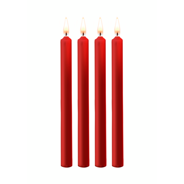 Bougies basse température noires qui créent une sensation de brûlure sans abîmer la peau