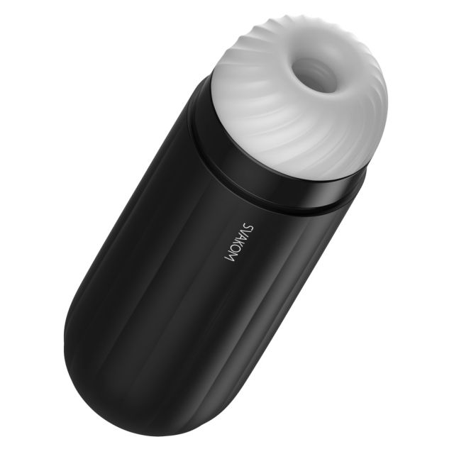 Le masturbateur Sam Neo de Svakom est doté d'une gaine en silicone nervurée pour intensifier le plaisir en solo.