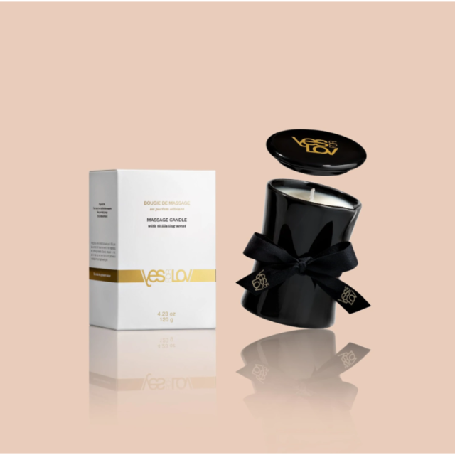 Bougie de massage fondante au parfum sensuel