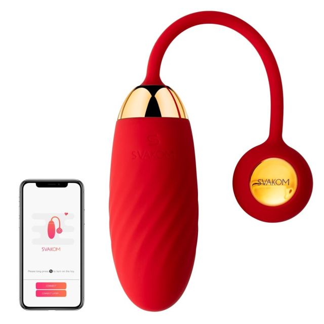 Œuf vibrant télécommandé qui s'insère dans le vagin pour masser le point G avec ses 11 niveaux d'intensité.