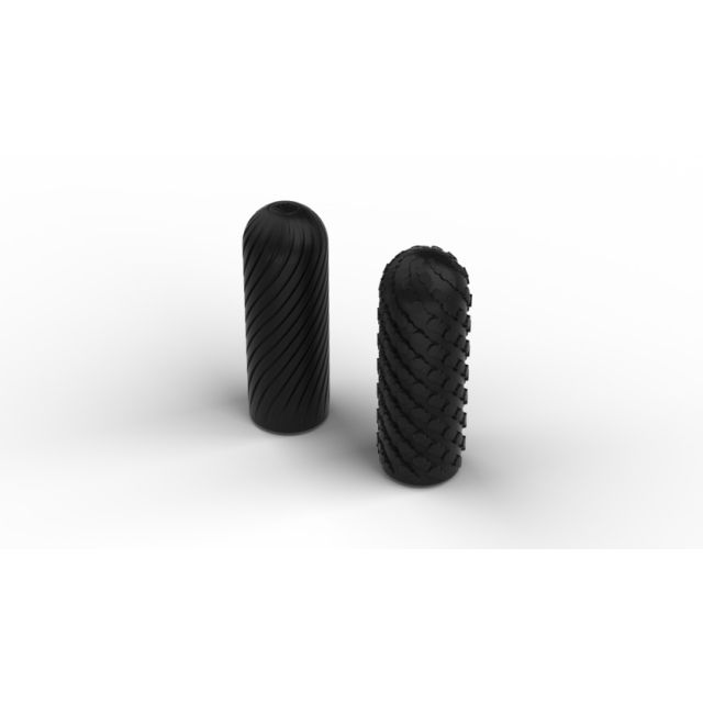 Gaine de masturbation pour pénis en silicone ultra doux avec deux textures différentes en fonction des faces