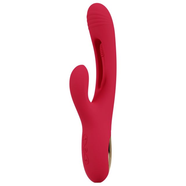 Vibromasseur rabbit avec tapotement sur le point G - Smile