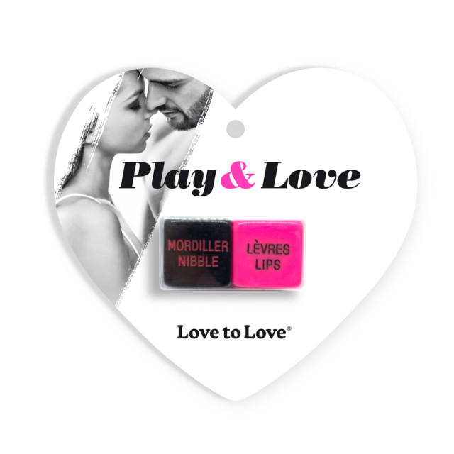 Dés ludiques Play and Love de la marque française Love to Love