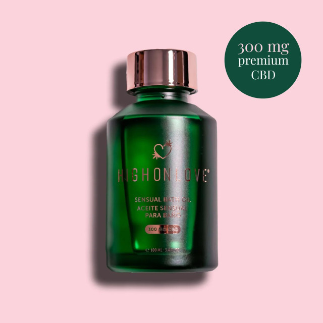 L'huile de bain au CBD de chez HighOnLove vous offre l'expérience unique d'un bain à la fois nourrissant et profondément relaxant