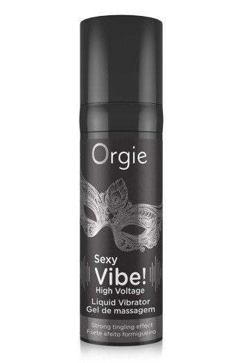 Gel excitant vibrant Liquid Vibrator High Voltage