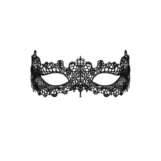 Masque en dentelle semi-rigide dont les ouvertures larges sur les yeux s'adaptent à tous les visages.