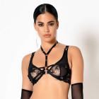 Soutien-gorge en tulle brodé avec harnais amovible - Ivy