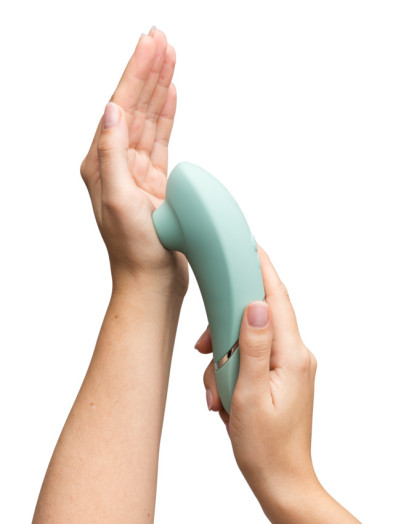 Sextoy qui clitoridien qui fait de la pulsation d'air qui donne une impression de succion du clitoris.